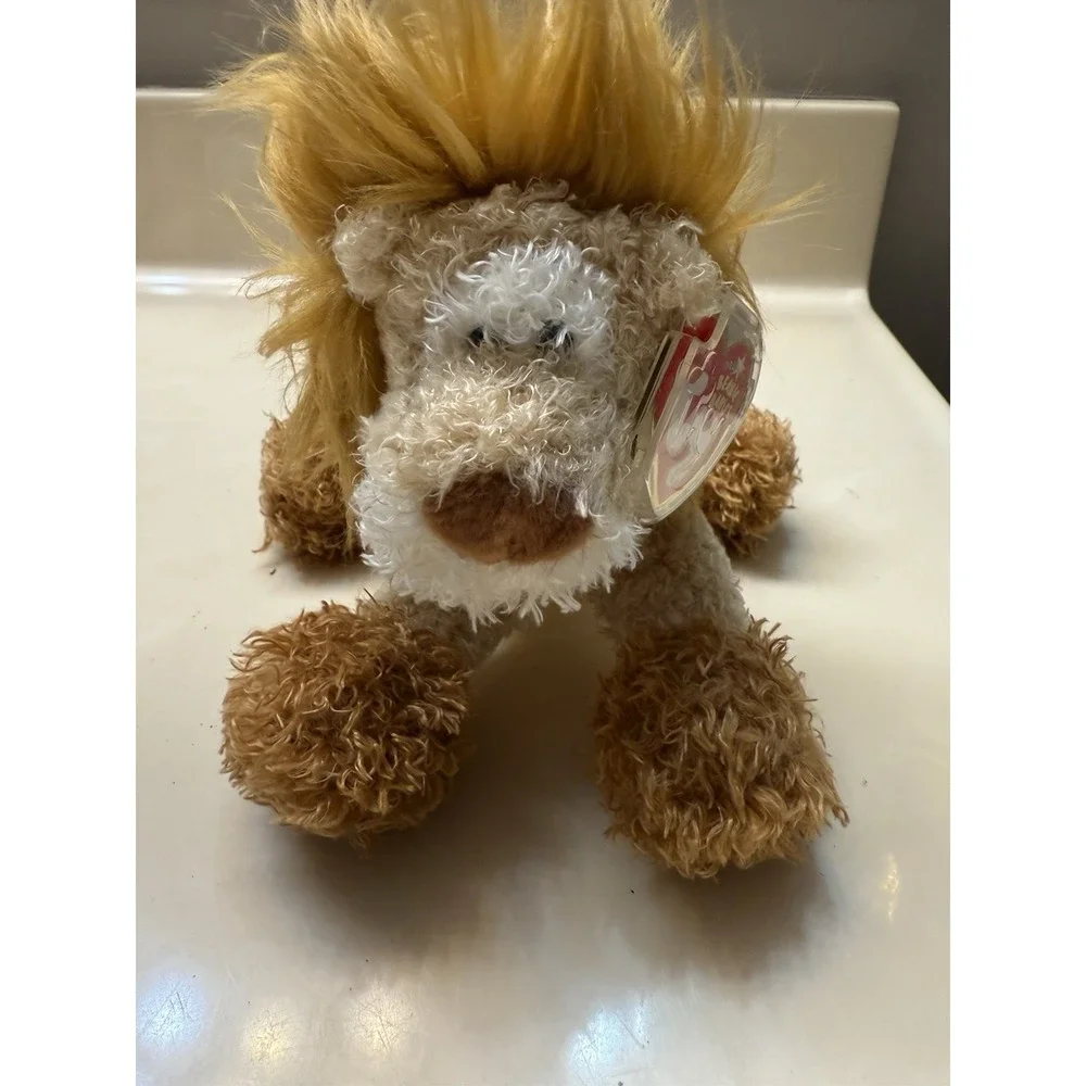 TY Groowwl the Lion Beanie Baby Plush Stuffed Animal Toy 2006 W/Tags